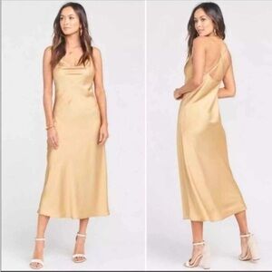 Show Me Your Mumu Verona Cowl Neck MIDI Dress Formal Bridesmaids Wedding